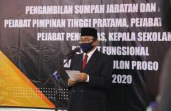  Di Tengah Pandemi Covid-19, Bupati Kulonprogo Mutasi 36 Pejabat