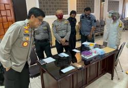51 Anggota Timsus Maleo Polda Sulut Jalani Rapid Test, Begini Hasilnya<