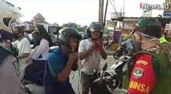 Video Petugas Gelar Operasi PSBB di Depok, Warga Tak Pakai Masker Ditertibkan
