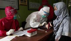 Rawan Tertular Covid-19, Pedagang Pasar Tradisional di Sleman Ikuti Rapid Test