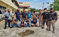 Curi Motor Anggota Brimob Polda Sumut, 4 Komplotan Curanmor Ditangkap <