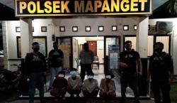Timsus Maleo Polda Sulut Tangkap 4 Remaja Mabuk Pelaku Perusakan Pasar Rakyat