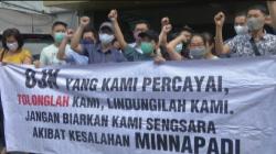 Nasabah PT Minna Padi Aset Manajemen di Medan Demo Tuntut Pengembalian Dana
