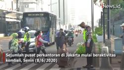 PSBB Transisi New Normal, Warga Jakarta Mulai Beraktivitas Kembali