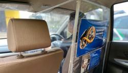 Cegah Covid-19, Mobil Lubricants Pasang Partisi di Armada Taksi Online