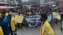 Hari Ini Putusan Sidang Kasus Kekerasan di Papua, Mahasiswa Gelar Unjuk Rasa