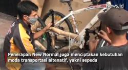 Video Penjualan Sepeda di Bandung Meningkat di Tengah Pandemi Covid-19