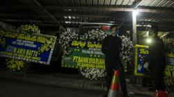 Suasana Rumah Duka Pendiri PKS Hilmi Aminuddin