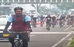 Video Jalan Jenderal Sudirman dan MH Thamrin Dilengkapi Jalur Khusus Sepeda
