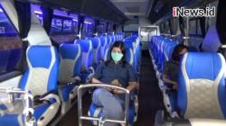 Video Bus di Semarang Terapkan Kursi Physical Distancing
