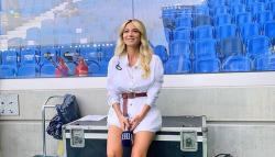 Goyangan si Cantik Diletta Leotta Bikin Zlatan Ibrahimovic Tak Berkutik