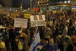 Ribuan Orang Israel Kembali Berdemo Menuntut Netanyahu Mundur