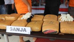 Ganja 1 Kilogram Dibuang OTK di Makam Pahlawan Pesisir Selatan