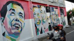 Warna-warni Mural Wajah Presiden RI di Kampung Jagalan Solo
