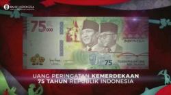 BI: Teknologi Pengaman Uang Baru Rp75.000 Lebih Canggih daripada Dolar AS