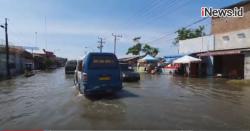 Banjir Rob Rendam Ribuan Rumah Warga dan Jalan Raya di Medan