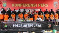 Deretan 12 Tersangka dan Barang Bukti Kasus Pembunuhan Pengusaha Pelayaran
