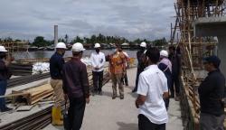Sidak ke Jembatan Bromo, DPRD Kota Banjarmasin Sebut Pembangunan Terkesan Dipaksakan