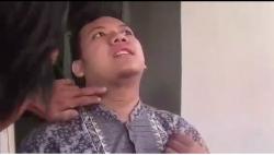 Leher Terjerat Benang Layangan, Pengendara Motor di Bogor Jatuh ke Parit