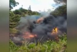 Video Sumur Tambang Minyak Tradisional di Bojonegoro Terbakar