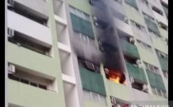 Kebakaran di Apartemen Sentra Timur Pulogebang, 10 Mobil Damkar Dikerahkan