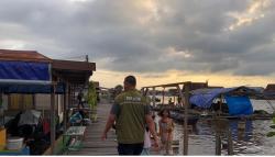 Ada Buaya Panjang 3 Meter, Warga Pangkalan Bun Dilarang Mandi di Sungai Arut