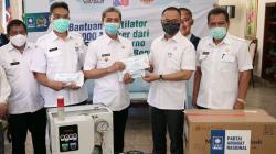 Bantu Penanganan Covid-19 di Bogor, PAN Salurkan 2 Ventilator dan 5.000 Masker