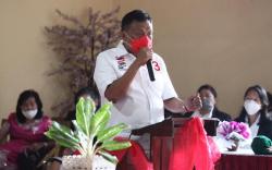 Hadiri HUT GMIM Efrata Pinamorongan, Olly Ajak Warga Waspada Pandemi Covid-19