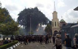50 Wastafel di Malioboro Rusak usai Demo Rusuh UU Cipta Kerja