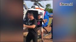 Video Helikopter Polda Kepri Angkut 3 Warga, Viral di Medsos<