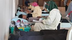 Stok Darah saat Pandemi Menipis, Polres dan Jurnalis Kota Probolinggo Gelar Aksi Donor Darah