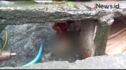 Video Bocah Tewas Terseret Arus Setelah Jatuh ke Saluran Air di Kebon Jeruk Jakarta