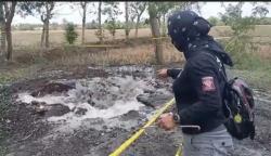 Ledakan Sumur Bor Semburkan Gas Hebohkan Warga Indramayu<