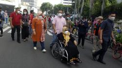 Anies Baswedan Ajak Ibunda Sapa Warga Jakarta di Bundaran HI