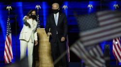 Foto Joe Biden dan Kamala Harris Pidato Kemenangan Pilpres AS 2020