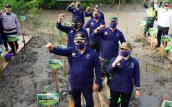 629 Warga Sumsel Dapat Program Bantuan Padat Karya Penanaman Mangrove<