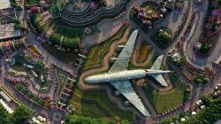 Jutaan Bunga Cantik Menyelimuti Pesawat Airbus A380 di Dubai Miracle Garden