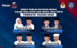 Live di iNews Kamis Besok Pukul 14.00 WIB, Debat Putaran Kedua Pilkada Kota Ternate