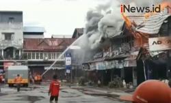 Video 11 Ruko di Landak Kalbar Ludes Terbakar