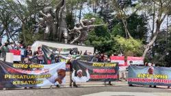 Gelar Aksi di Monumen Bojongkokosan, KPR Sukabumi Desak Polri Tangkap Habib Rizieq