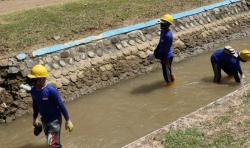 Ditjen SDA Percepat Program Padat Karya pada Daerah Irigasi Rentang