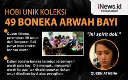 Infografis Hobi Koleksi Boneka Arwah