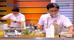Rebutan Posisi Top 3 MasterChef Indonesia, Audrey dan Faiz Head to Head di Pressure Test