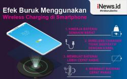 Infografis Efek Buruk Wireless Charger