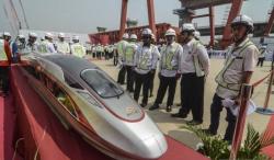 Luhut Sebut Proyek Kereta Cepat Lambang Modernisasi Transportasi Publik Indonesia