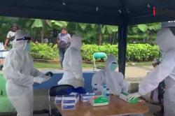 Video Massa Aksi 1812 Rapid Test di Patung Kuda Jakpus