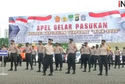 Video Polda Metro Jaya Gelar Apel Gabungan Persiapan Operasi Lilin 2020
