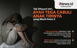 Infografis Ayah Bejat Cabuli Anak Tiri di Tasikmalaya