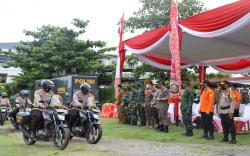 Puluhan Ribu Personel Keamanan Jaga Sumsel Selama Natal dan Tahun Baru <