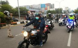 Gubernur Sumsel Tinjau Prokes Misa Natal Pakai Motor